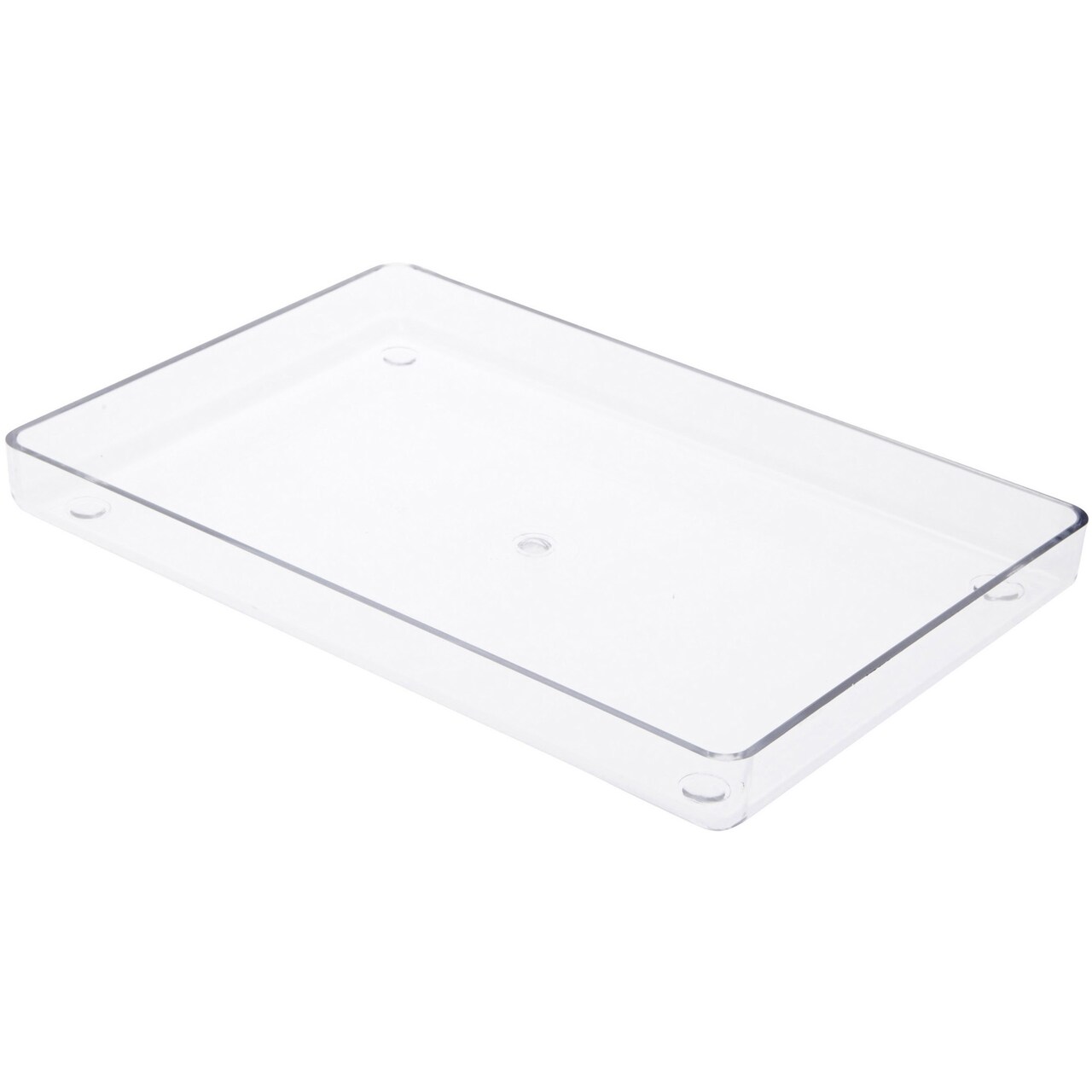Pioneer Plastics TRAY-10R Clear Candy Plastic Tray, 10.125" W x 6.875" D x 1" H